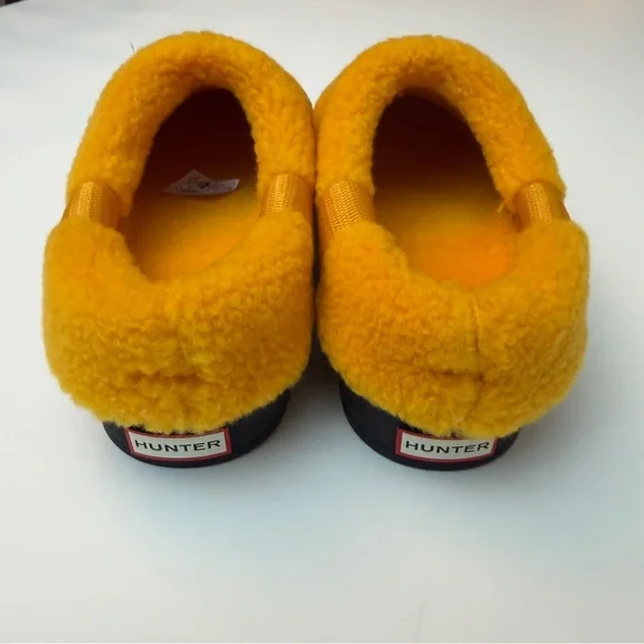 *New* Hunter Women's Play Sherpa Insulated Clogs in Black and Orange, Size 8 - Picture 4 of 8